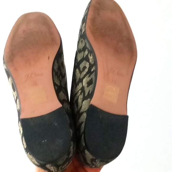 J. Crew Cheetah Jaquard Smoking Loafers - Picture 7 of 7